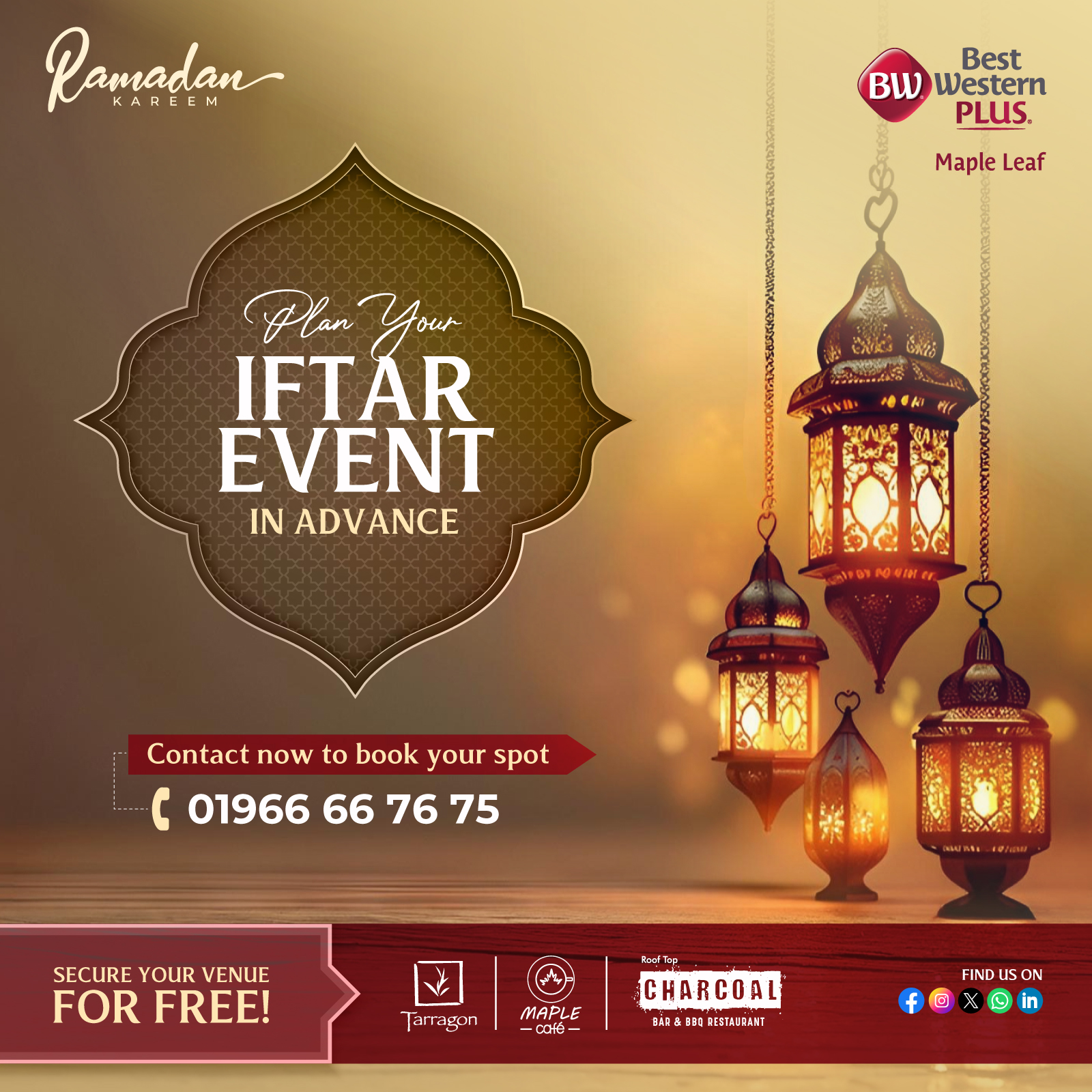 Plan Your Iftar Event